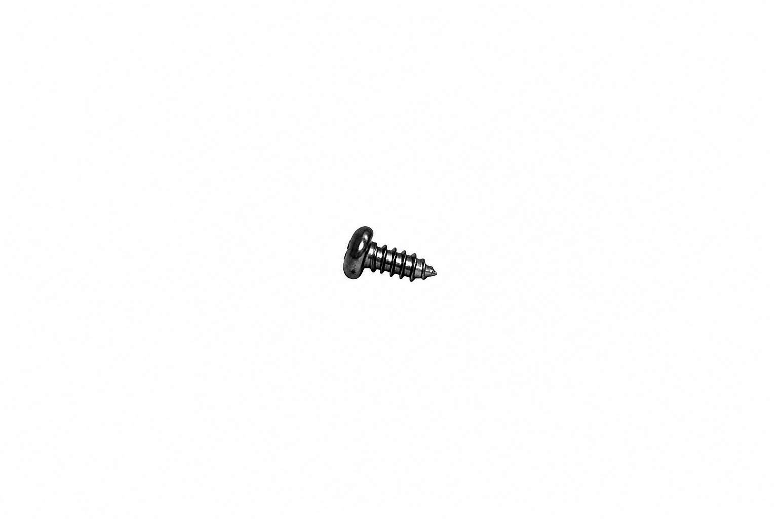 Screw, Phillip, Round, M3x8L, Zn+3(White)