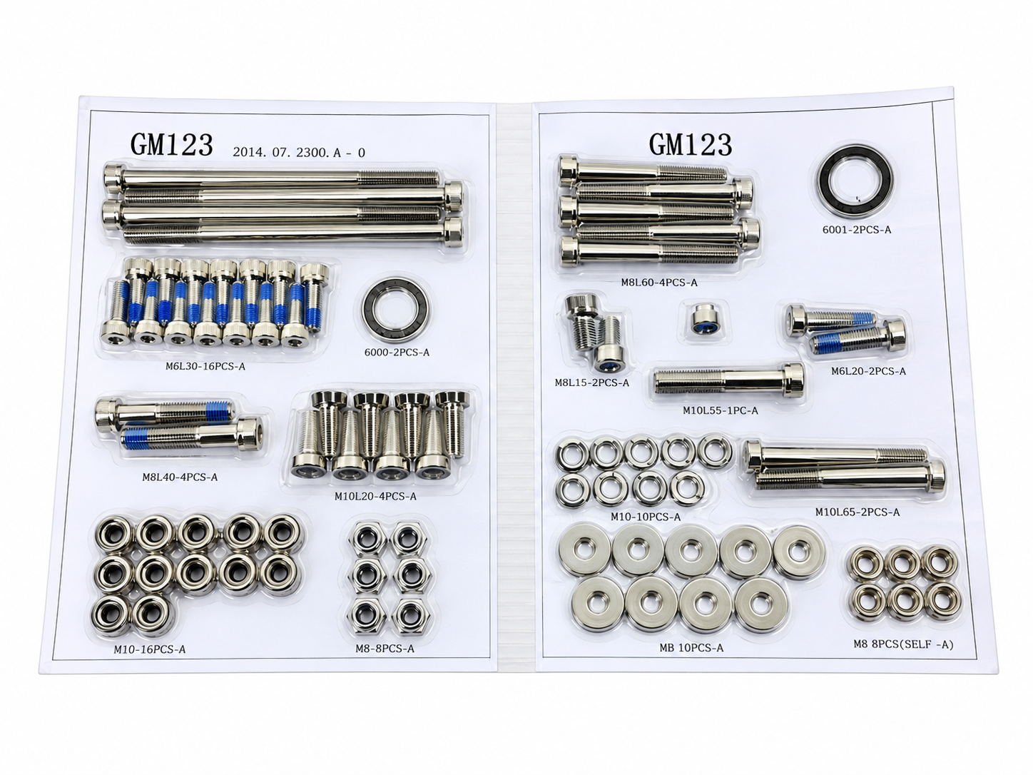 hardware set, Assembly, GM123-KM