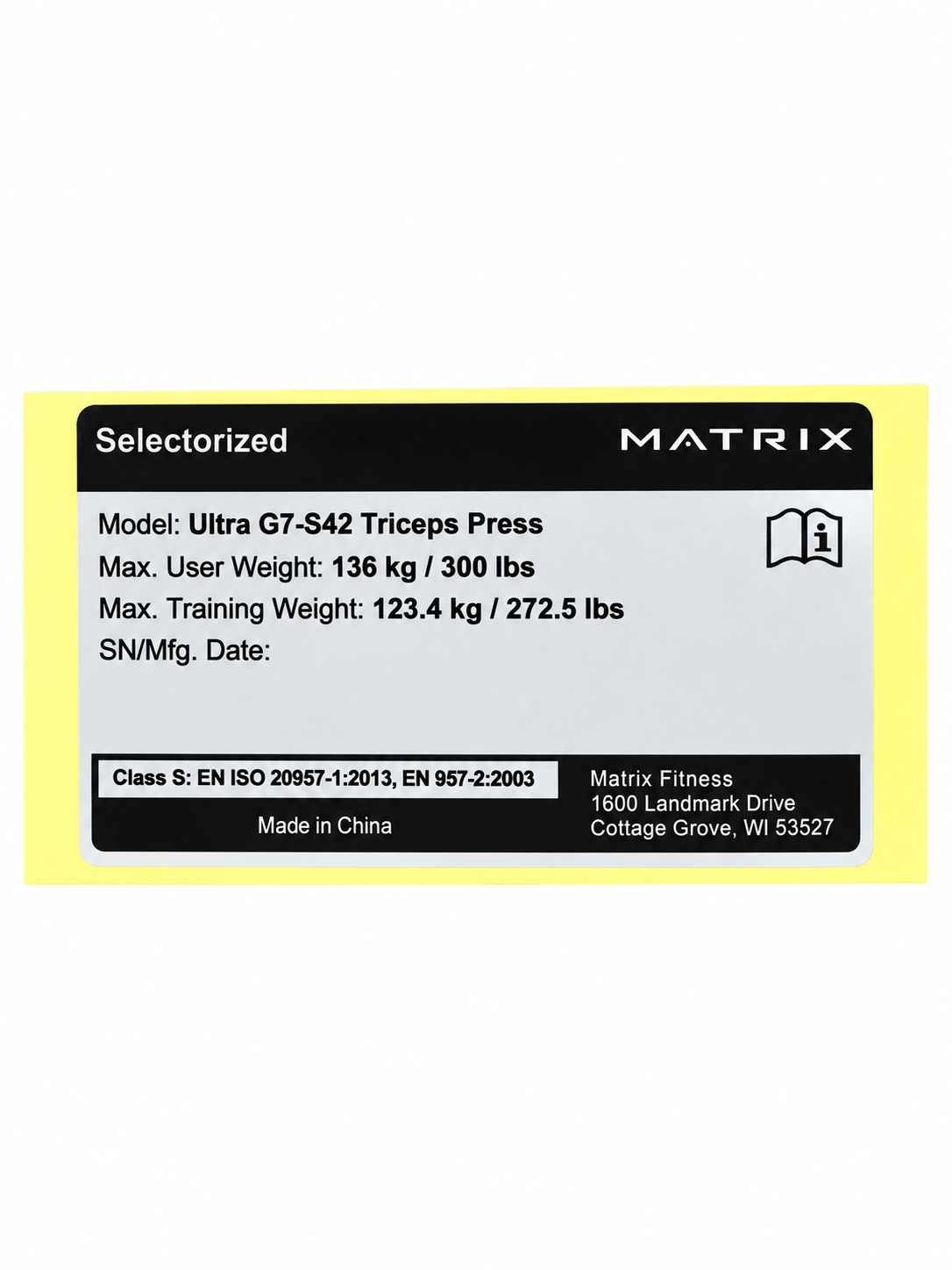 EN LABEL, PETP, English, GM123-KM