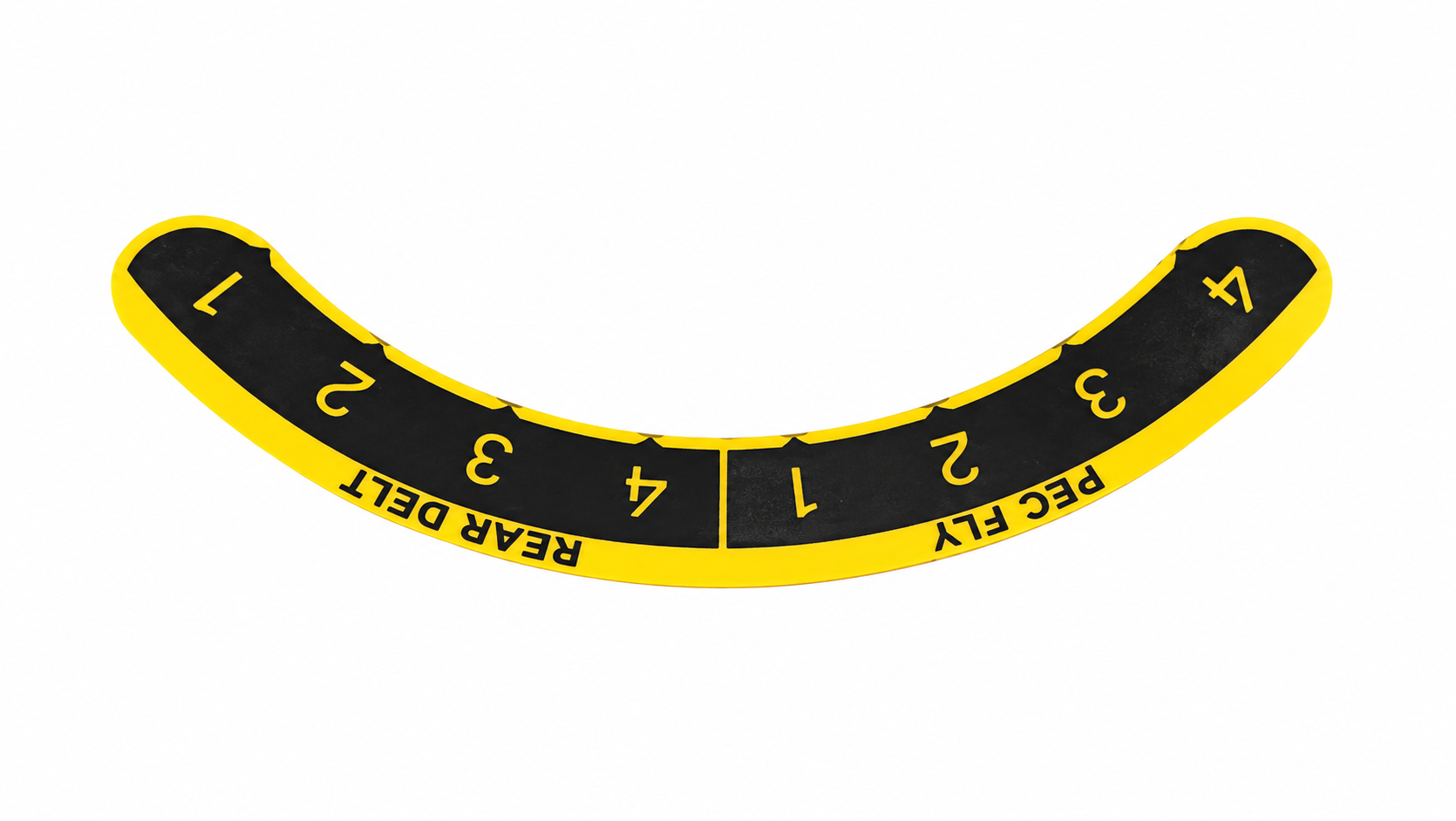 Direction Label, cam adjustable, 221.0X79.