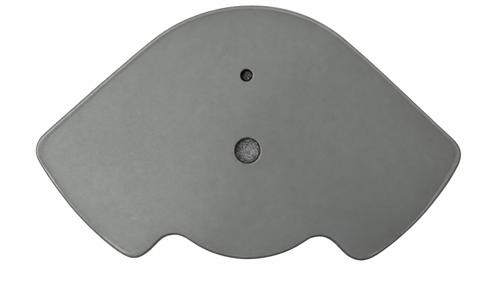 Fixing Plate, Pulley, Small, Iced Sliver
