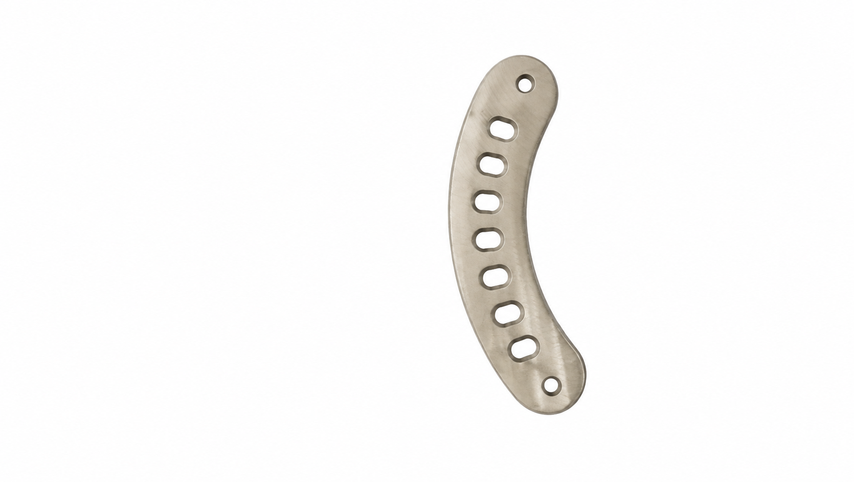ADJ plate, Leg Pad, Middle, SUS304, 172.5x62