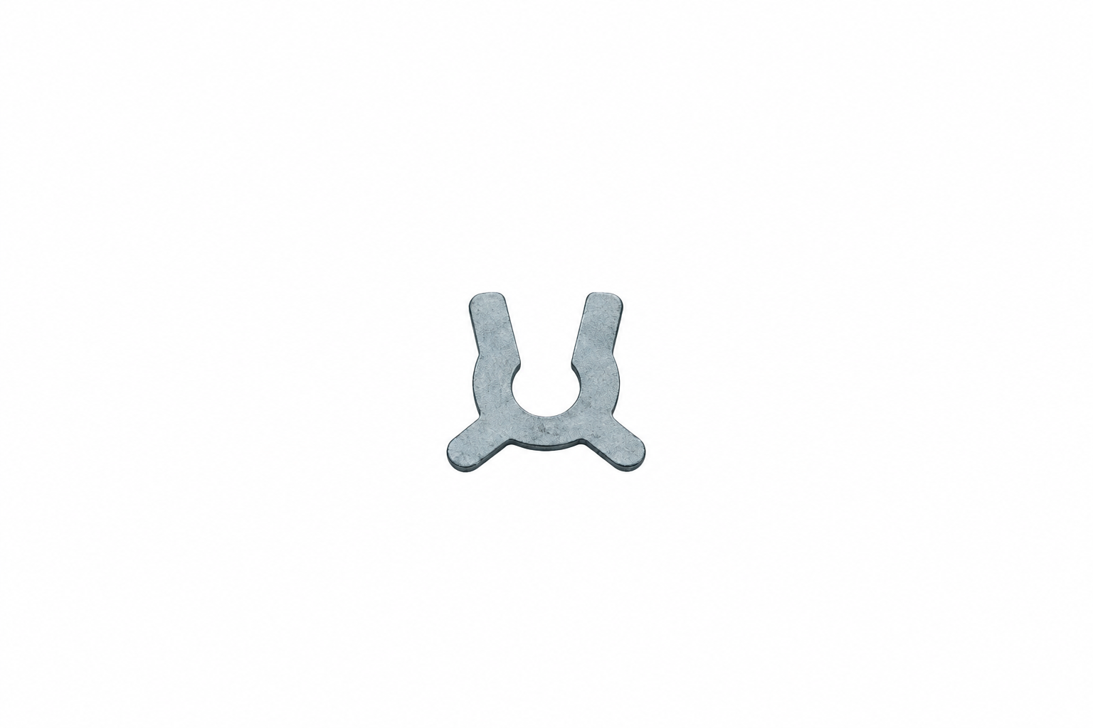 Snap Ring, X-Shaped, SPCC, White Zinc