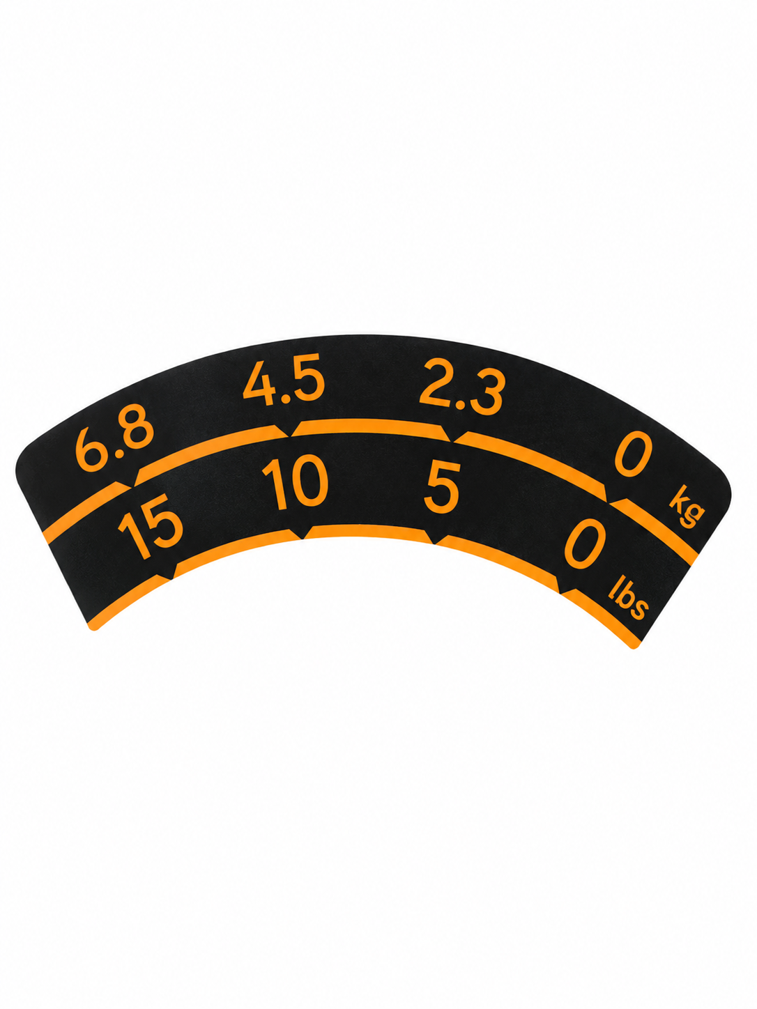 Spec Label, Incremental Weight Plate, 93.0