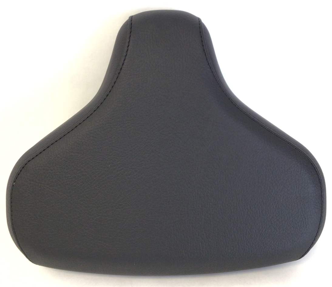 PAD, SEAT SADDLE CUS, SNGL STITCH- BLACK