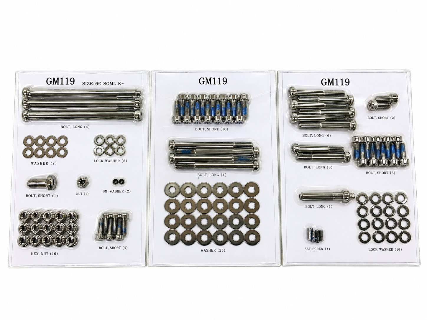 hardware set, Assembly, GM119