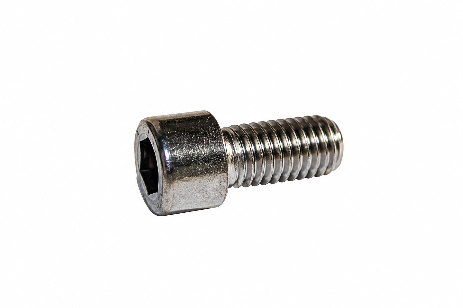 Screw, Hex Socket, Round, M10x1.5Px20L, Cr