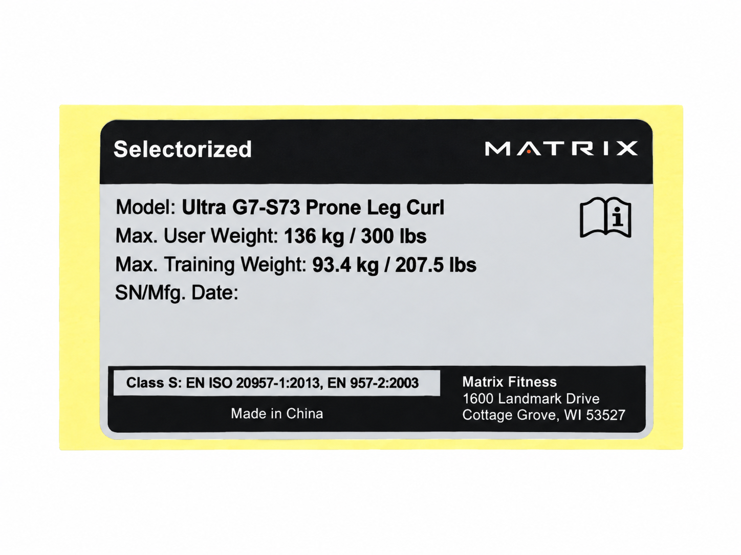 EN LABEL, PETP, GM127-KM