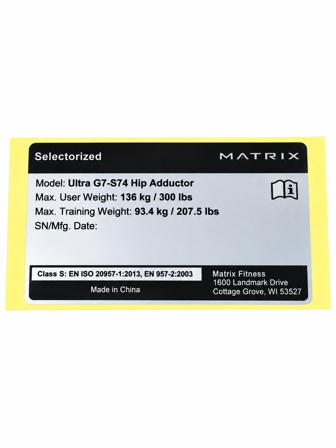 EN LABEL, PETP, English, GM120-KM