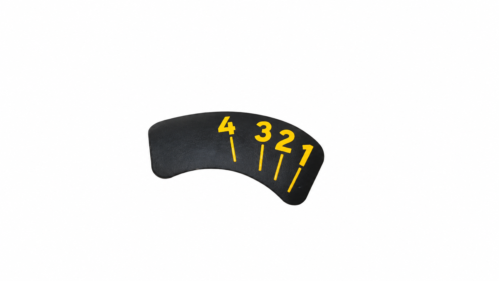 Direction Label, Back Pad Adjustable, 110x