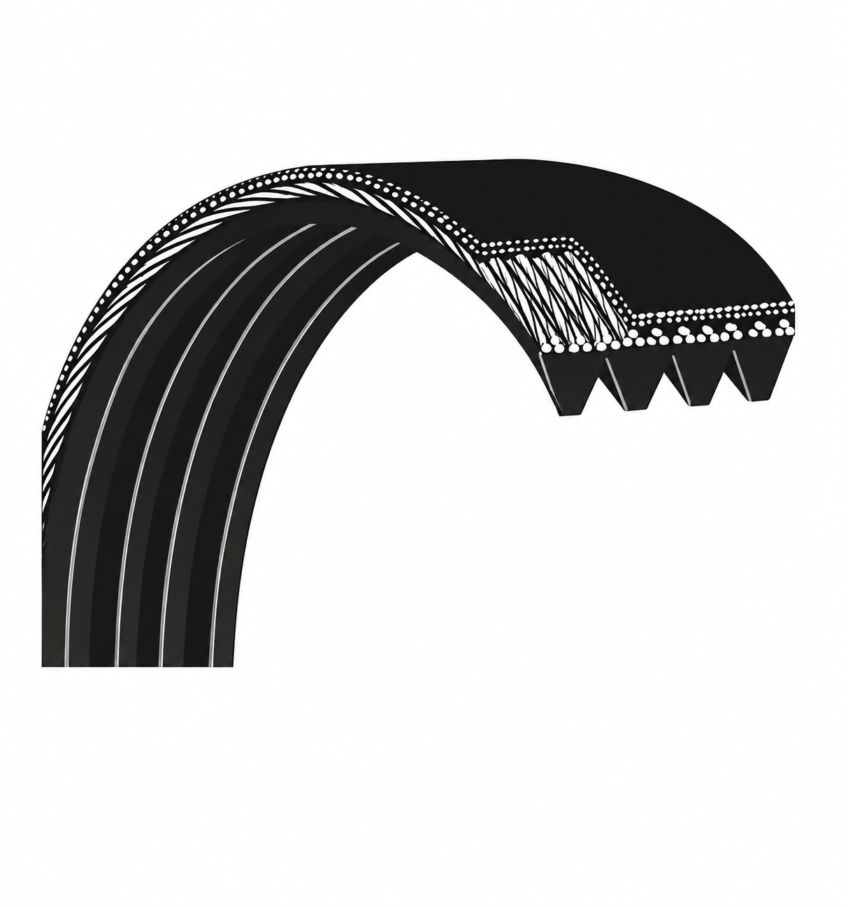 BELT, DRIVE, 400J10 POLY V, ARAMID