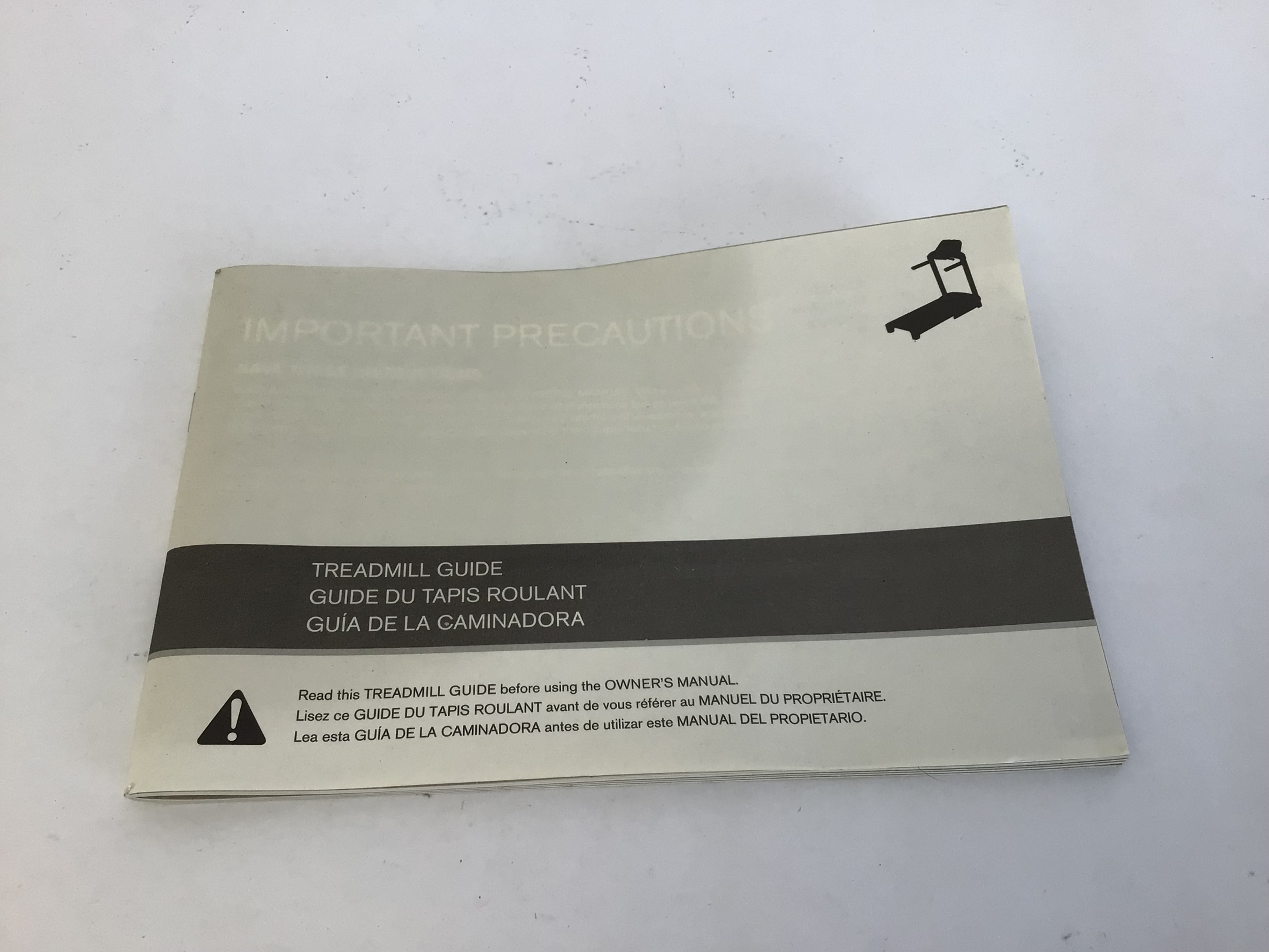 Treadmill Guide - Owner Manual (Used)