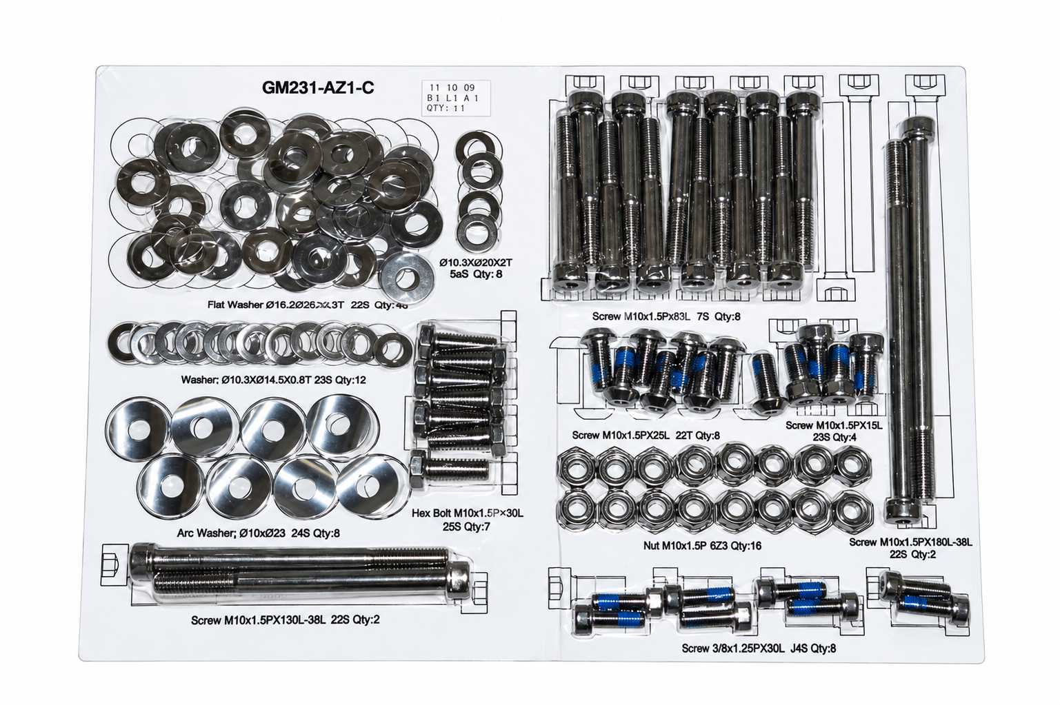 Hardware Set, Assembly, GM1231