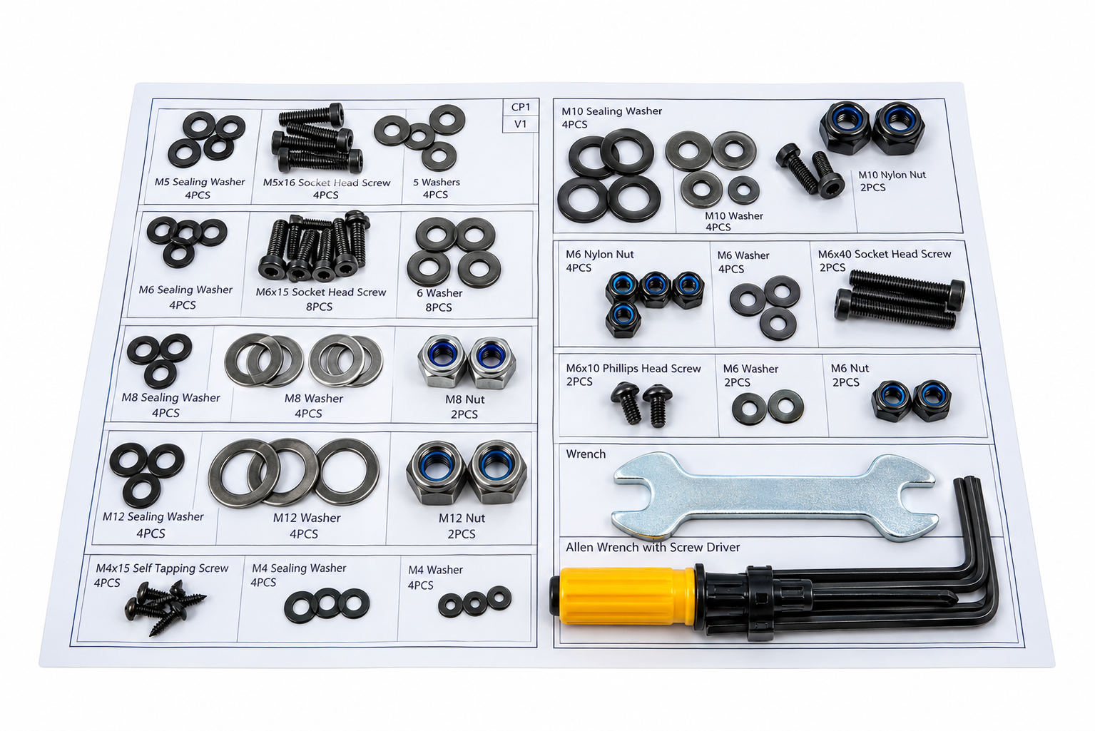 hardware set, Blister, EP534