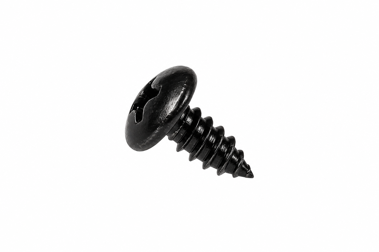 Screw, Phillip, BH, Tapped, 3x6L, Zn+3(White