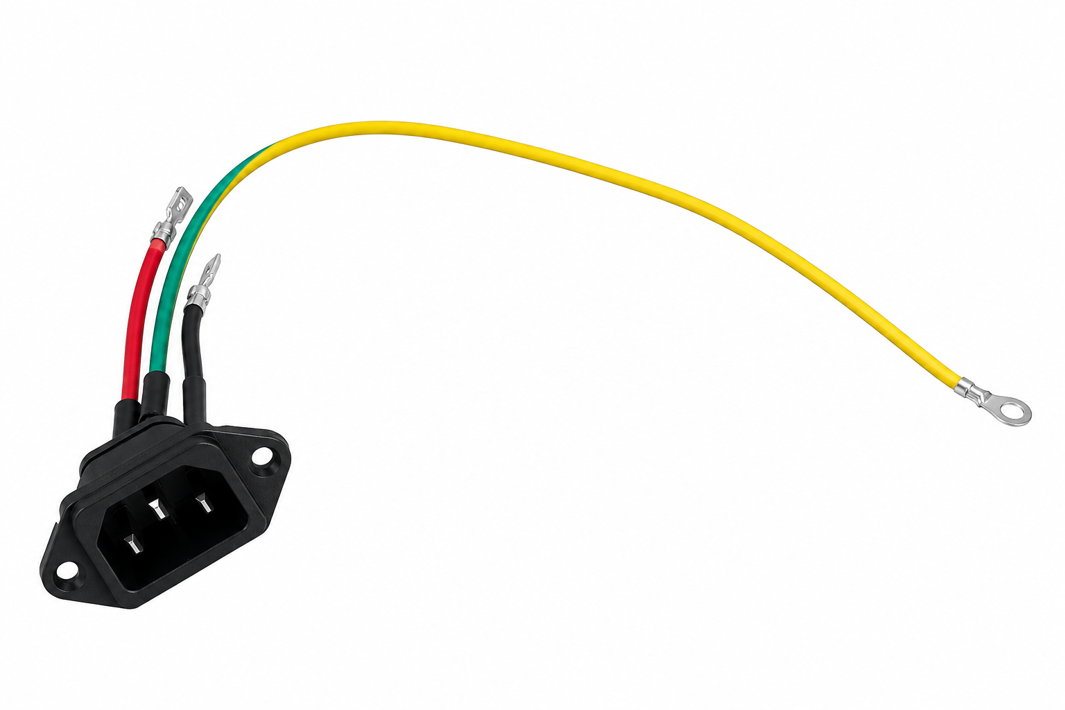 Socket, Power, 100,250,60 16AWG, TM209