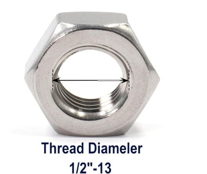 NUT 1-2-13 HEX STL ZINC