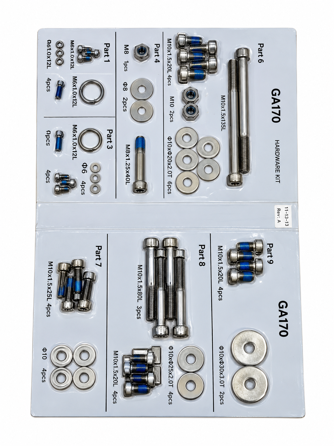 Hardware, Semi-Assy, GM70-KM