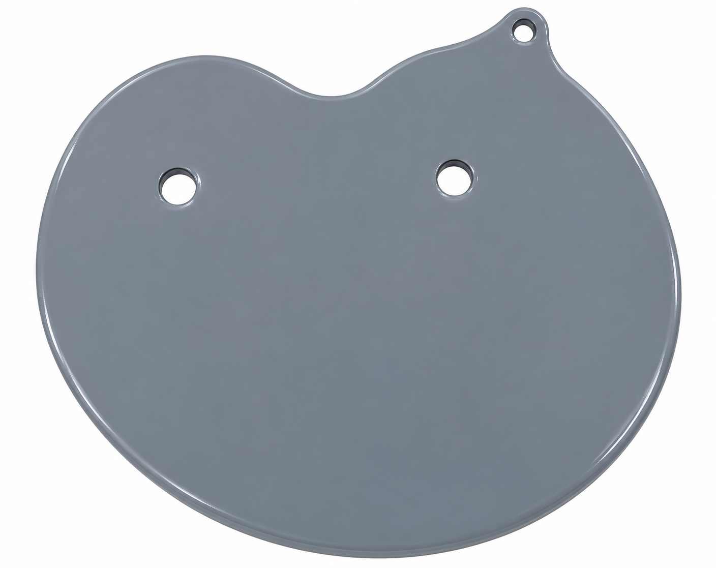 sliding wheel protect piece, L, painting, Iced Silver