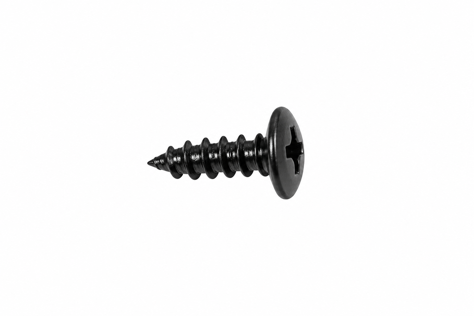 Screw, Phillip, BH, Tapped, 2x6L, Zn+3(White